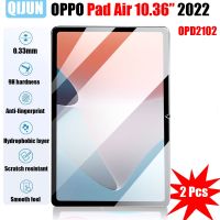 Tablet Tempered glass film For OPPO Pad Air 10.36 quot; 2022 Explosion Scratch proof membrane Anti fingerprint protective 2 Pcs