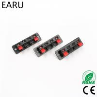 5pcs Hot Single Row 4 Pin 4 Position Speaker Terminal Board Connectors LED Aging Tester Scoket Plug Adapter