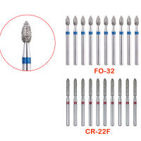 PUANIB 10ชิ้นเซ็ตทันตกรรมเพชร Burs ความเร็วสูงมือถือซิลิคอนคาร์ไบด์ขัดเครื่องมืออุปกรณ์ทางการแพทย์ Kino