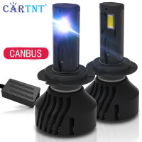 CarTnT 2PCS LED H11 H8 H7 H4 H11 H9 9005 HB3 9006 HB4 9012ไฟหน้ารถ CSP 6000K LED หลอดไฟ Super Bright โคมไฟหมอกแสง