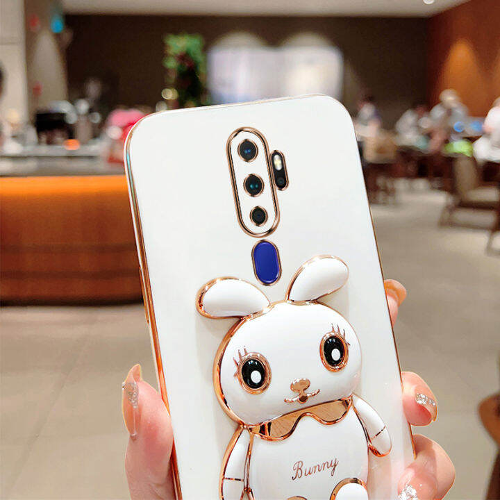 เคสนิ่มสำหรับโทรศัพท์-oppo-a9-2020-2020-a5-oppo-ที่ยึดตัวการ์ตูนกระต่ายกันกระแทกเคสโทรศัพท์โทรศัพท์