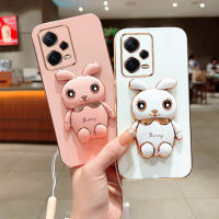 เคสนิ่มสำหรับ Xiaomi Redmi Note 12 PRO + เคส Redmi Note12PRO + การ์ตูนกระต่ายกรอบซิลิโคนกันกระแทกเคสโทรศัพท์โทรศัพท์