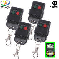 WenQia 1/2/4 Pcs Auto Gate รีโมทคอนโทรล433MHz SMC 5326 8หลัก Duplicator Wireless Controller (รวมแบตเตอรี่)