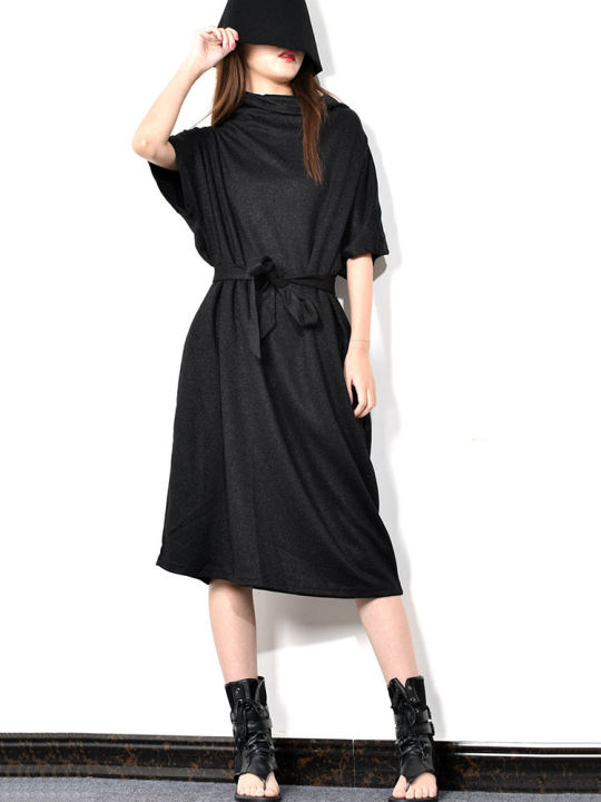 xitao-dress-casual-turtleneck-women-dress