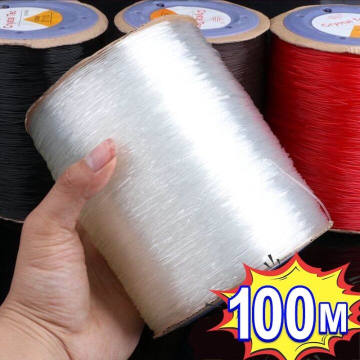 393inch/Roll Strong Elastic Crystal Beading Cord 1mm for Bracelets