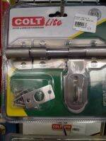 กลอนขวาง COLT  LITE 4 นิ้ว 6 นิ้ว สีสเตนเลส  กลอน(DOOR BOLT) ผลิตจากสแตนเลสคุณภาพดี กลอนประตู หน้าต่าง กลอนขวาง