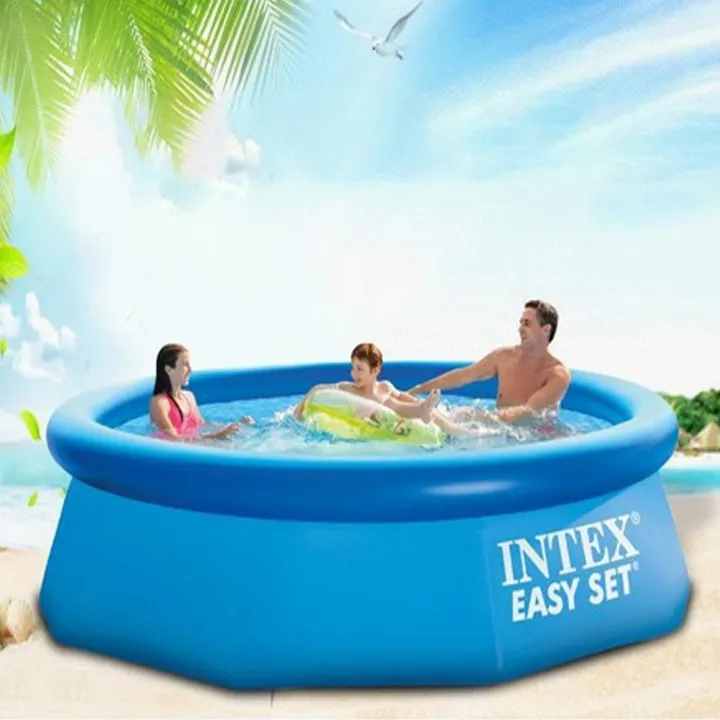 Family Intex Round Inflatable Swimming Pool Big Size for Adult Kids