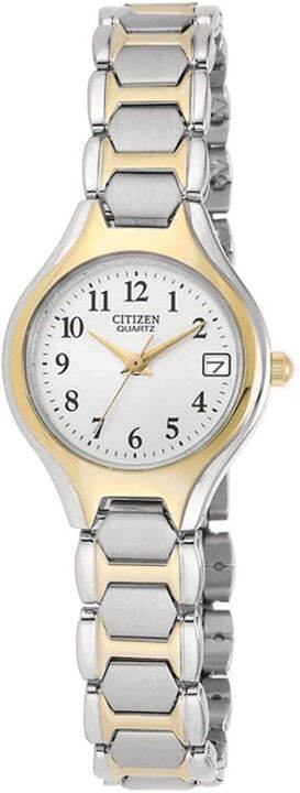 citizen-quartz-womens-watch-stainless-steel-classic-silver-golden