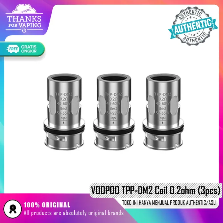 COIL DRAG 3 & DRAG X TPP COILS 0.15OHM 0.2OHM Lazada Indonesia