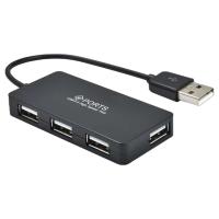 [HOT HAIXWLXKWW 589] Home High Speed USB Hub Splitter 4 USB2.0 Ports Plug อุปกรณ์เสริมทนทาน