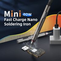 ❇ QIANLI Nano Soldering Pen Portable Mini Soldering Iron Universal 115 Soldering Iron Tips 20W PD charging For Welding Tool