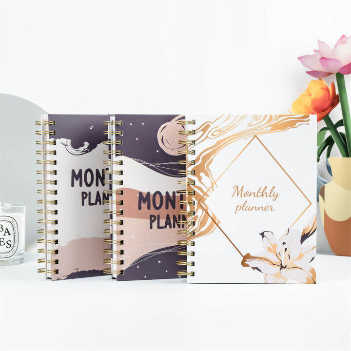 planner-book-journal-weekly-coil-office-bullet-organizer-english-notebook-schedule