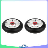 WDEarth 1 Pair Replacement 100mm Stunt Scooter Wheels with Bearing &amp; Bushings