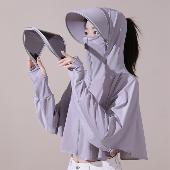 lijing-ผู้หญิงป้องกันแสงแดดเสื้อผ้าฤดูร้อนแห้งเร็วป้องกันรังสียูวีผ้าคลุมไหล่กีฬากลางแจ้ง-traving-ชายหาดระบายอากาศผ้าคลุมไหล่