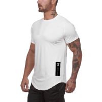 ♚☄ ssusan Brand Clothing Mesh Mens Short Sleeve Fashion Tights Sport Shirt Men Gym Wear