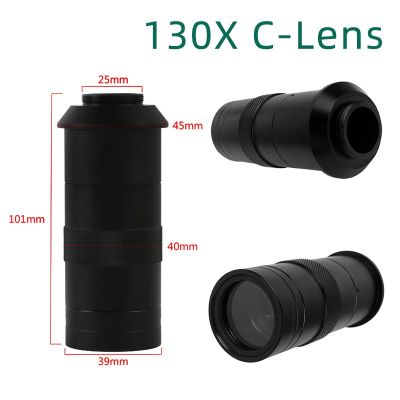 [Ready Stock] 130X 180X Digital Microscope Camera C-Mount Lens Zoom Eyepiece Magnifier