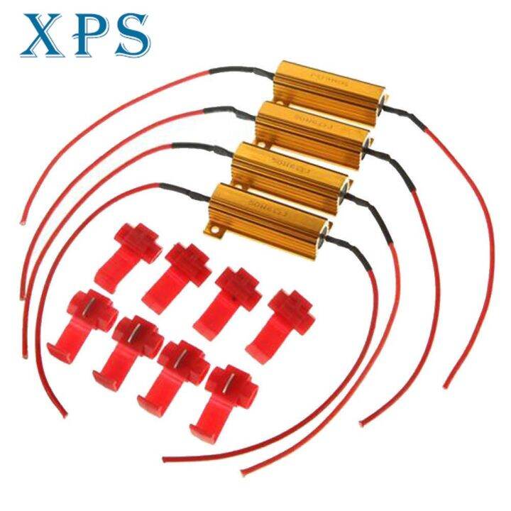 xps 4pcs 50W 6 ohm Load Resistor For Fix LED Bulb Fast Hyper Flash Turn Signal Blinker Lazada PH