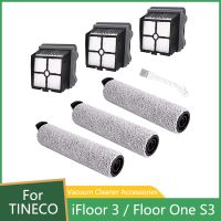 เครื่องกรอง HEPA แปรงลูกกลิ้งอ่อนสำหรับ TINECO Ifloor 3/พื้นแห้งเปียกไร้สายหนึ่ง S3เครื่องทำความสะอาดพื้นชิ้นส่วนเครื่องดูดฝุ่นแบบมือจับ