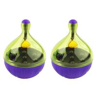 2X Cat Toys Interactive Cat Toy,Pet Cat Dog Feeder Food Dispenser Treat Ball Cat Toy,Interactive Pet Toys