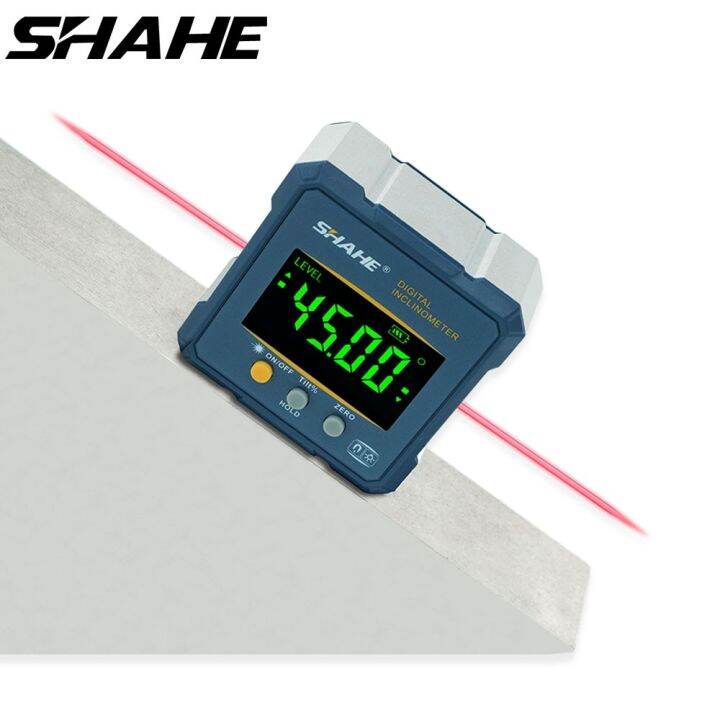 SHAHE Digital Angle Finder Electronic Level Laser Digital Level