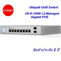 *สินค้าหมด*Ubiquiti Unifi Switch US-8-150W L2-Managed Gigabit POE Switch 8 Port, POE 802.3at 8 Port