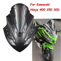 สำหรับคาวาซากินินจา400 250 300 2013-2020 Ninja400 Ninja300กระจกรถจักรยานยนต์แผ่นบังแดดหน้ารถการไหลเวียนของอากาศที่บังลม