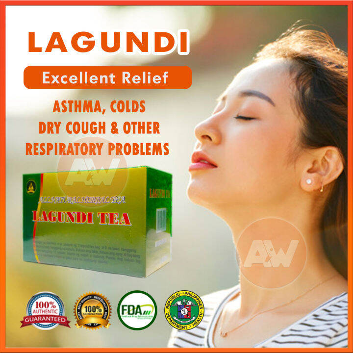 Lagundi Herbal Tea 30s Original Relief Cough Asthma Colds Respiratory