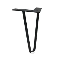 4Pcs/Set Metal Hairpin Table Desk Legs with Protector DIY Furniture Hardware for Sofa Cabinet Chairs