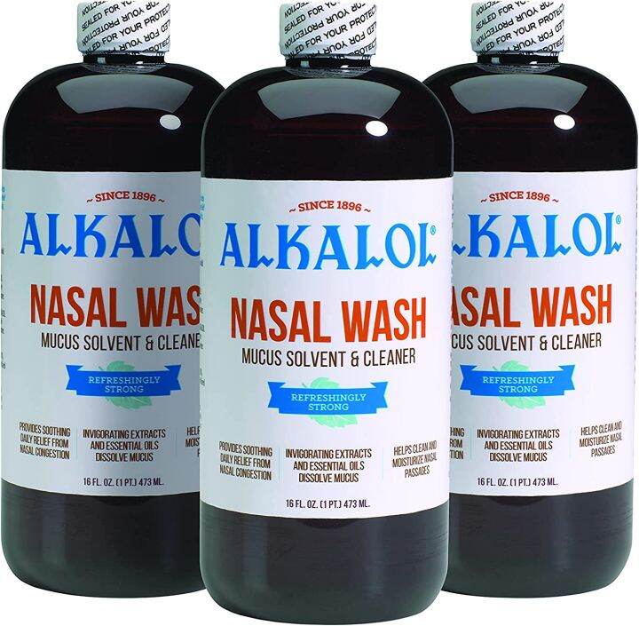 Alkalol Solution Original Nasal Wash, 3 Count -16 fl oz | Lazada PH