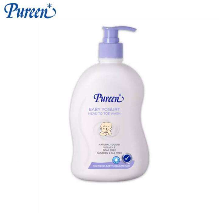 pureen-เพียวรีน-สบู่เหลว-แฟมิลี่-โกท-มิลค์-และเบบี้เฮดทูโทวอช-ขนาด-500-มล-1-ขวด