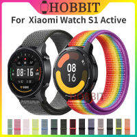 22มม. สายไนลอนเปลี่ยนสายรัดข้อมือสำหรับนาฬิกา Xiaomi S1ปราดเปรียว/S1 /Mi Watch Color 2