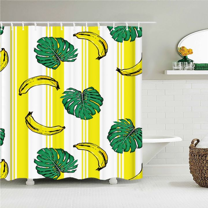 cw-fruit-shower-curtain-polyester-lemon-printing-curtains-for