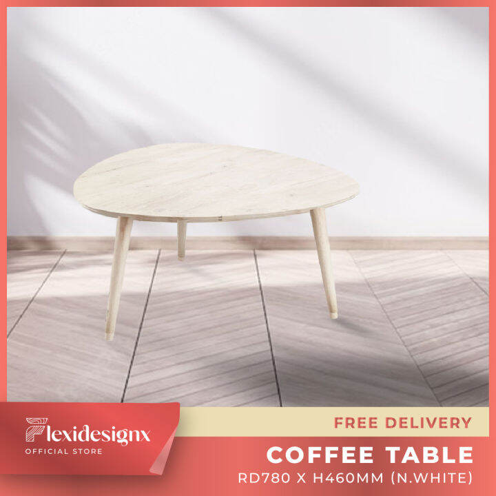 COFFEE TABLE SOLID RUBBERWOOD TABLE TOP / SOFA TABLE / LIVINGROOM TABLE
