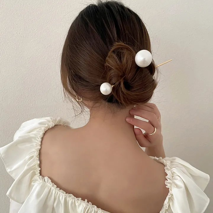 Vintage Bridal Metal Wedding Women Pearl Hair Stick U-shaped Hairpin Hair Style Tools Hair Accessories | Lazada PH Vintage Bridal Metal Wedding Women Pearl Hair Stick U-shaped Hairpin Hair Style Tools Hair Accessories | Lazada PH