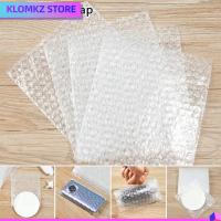 KLOMKZ 50pcs PE เคลียร์ เบาะรองนั่ง ฟิล์มคู่ ถุงฟองสีขาว แพ็คเกจกันกระแทก ฟิล์มกันรอย ถุงบรรจุโฟม