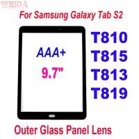 ♝☄ 9.7 T810 Touch For Samsung Galaxy Tab S2 T810 T815 T813 T819 Front Touch Screen Outer Glass Panel Lens Replacement Parts