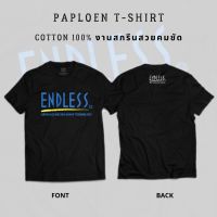 เสื้อยืดผ้าคอตตอน ลาย ENDLESS ใส่ได้ทั้งชาย-หญิง[76] Yuedpao สี จัดส่ง ส่ง