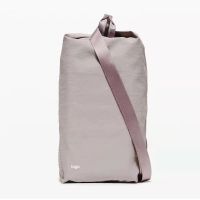 Lu Messenger Bag Handbag Shoulder Bag Small And Light Yoga Bag Sports Fitness Bag Outdoor Hiking Cycling Bag Black Purple Gray