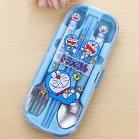 3PCS Hello Cutlery Set Chopsticks Spoon Forks