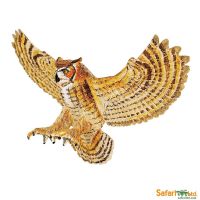 Safari Ltd. : SFR264429 โมเดลสัตว์ Great Horned Owl