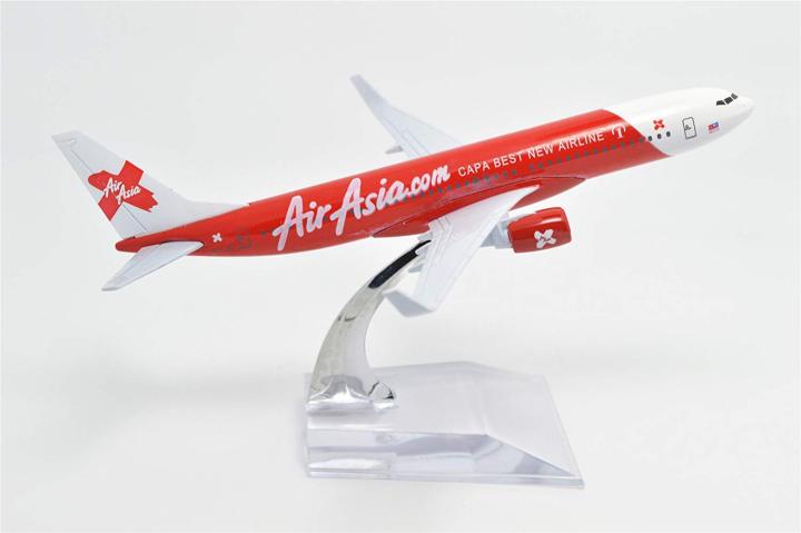 1-400-16cm-air-asia-boeing-b737-metal-airplane-model-plane-toy-plane-model