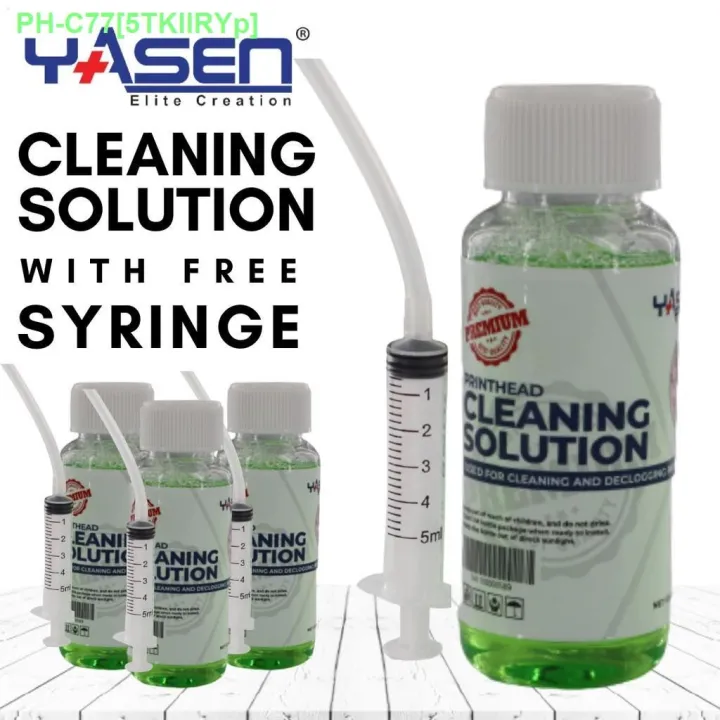 Printer Head Cleaning Solution 100ml with FREE SYRINGE Lazada PH