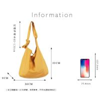 ashion Canvas Shoulder Bag Solid Heavy Cotton Girls Sling Bag Crossbody School Bag