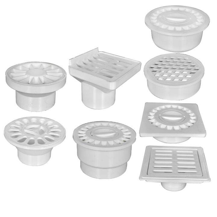 PVC Tube Drainage Inserted Floor Drain Into The 50 75 110 160 200