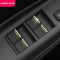 【lz】❀  Elevador do carro Botão Capa para Toyota RAV4 Porta Janela Guarnição Corolla AYGO Verso Avensis YARIS VITZ Peças 7Pcs por Conjunto