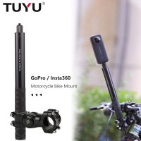 Motorcycle Bicycle Invisible Handlebar Mount Bracket Monopod for GoPro Max Hero 10 Insta360one X2 Sony Camera Moto Bike Accessories