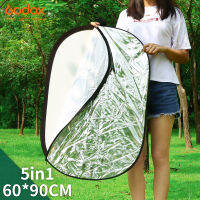 Godox 24" * 35" 60 x 90cm 5 in 1 Portable Collapsible Light Oval PhotographyPhoto Reflector for Studio