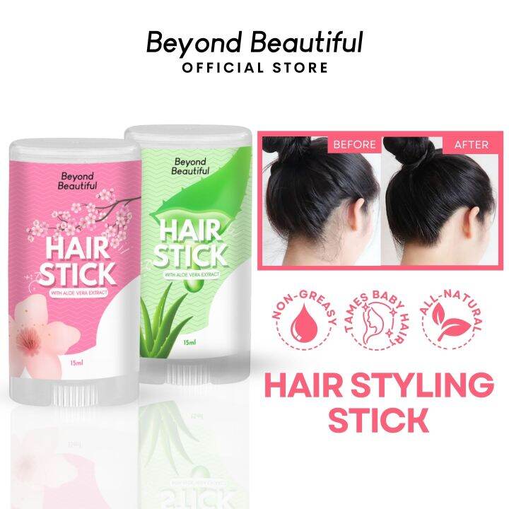 Hair Styling Stick Tinted Hair Stick (15g) with Aloe Vera Extract ...