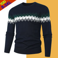 Ugly Sweater Men Pullover Autumn Cotton Slim Sweater Tops Jumper Male Knitwear Man Winter Vintage Jersey Boy Sweatshirt Navy