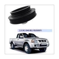 1 Piece Harmonic Balancer Pulley Replacement Accessories for Cabstar Navara 2.5 D40 R51 Crankshaft Pulleys 12303EB70B 12303-EB70B